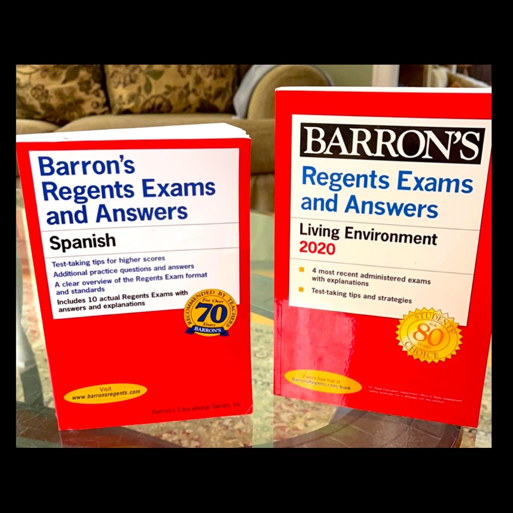 Barron’s Regents Exams Books *never used*